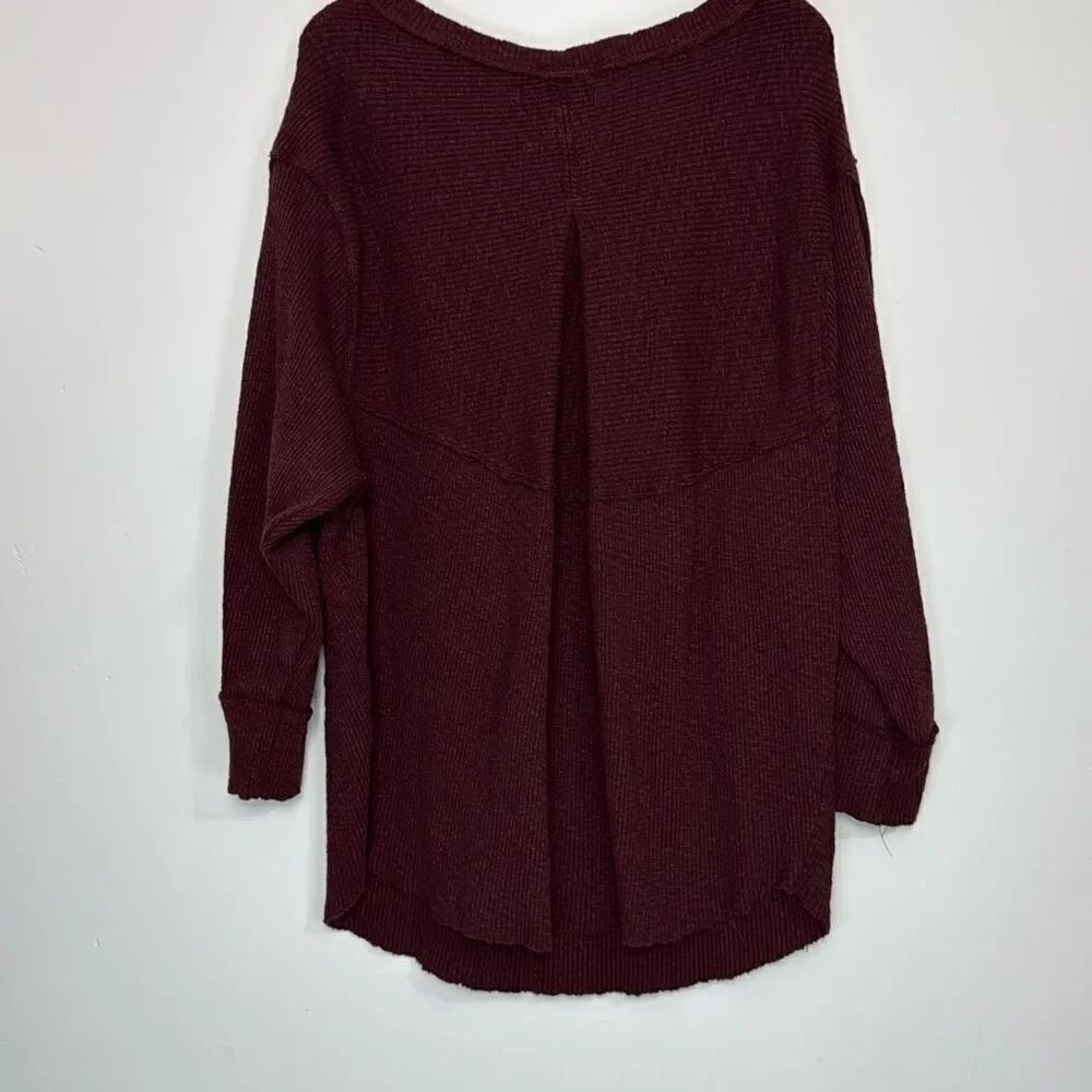 Free People We the Free Volume Sleeve Sweatshirt L - Picture 5 of 7